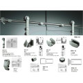 Top quality wall mount fixing glass door accessories,glass hardware fittings,sliding glass door system